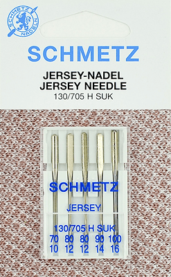Иглы Schmetz джерси 130/705 H SUK (70x1, 80x2, 90x1, 100x1) 5 шт в Коломне